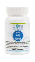 Active Methyl B-12 Folate - Lozenges (60 Count/ 60 Servings)